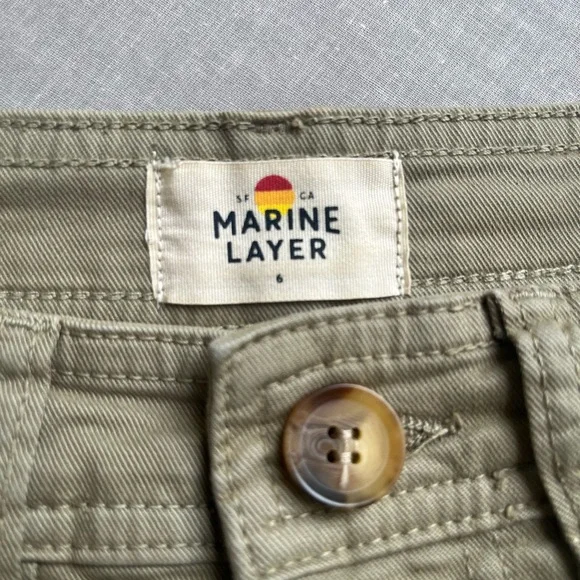 Marine layer- Bridget olive pants - Picture 3 of 5
